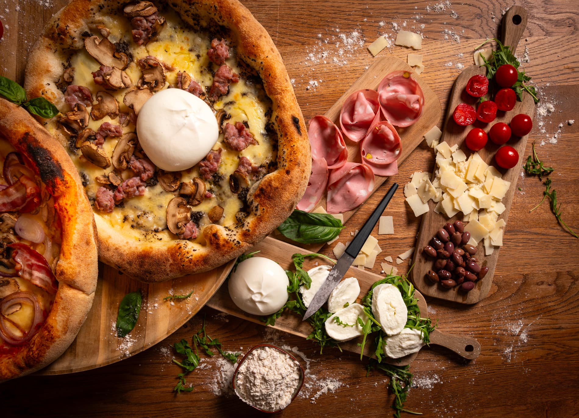 Ingrédients de pizza